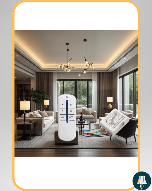 Commutateur de Commande à Distance Sans Fil RF433 (4 Voies)